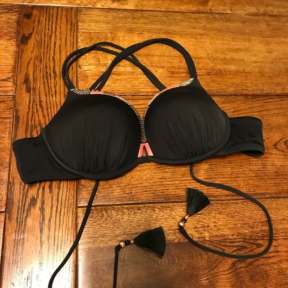Black Victoria’s Secret Bikini top
